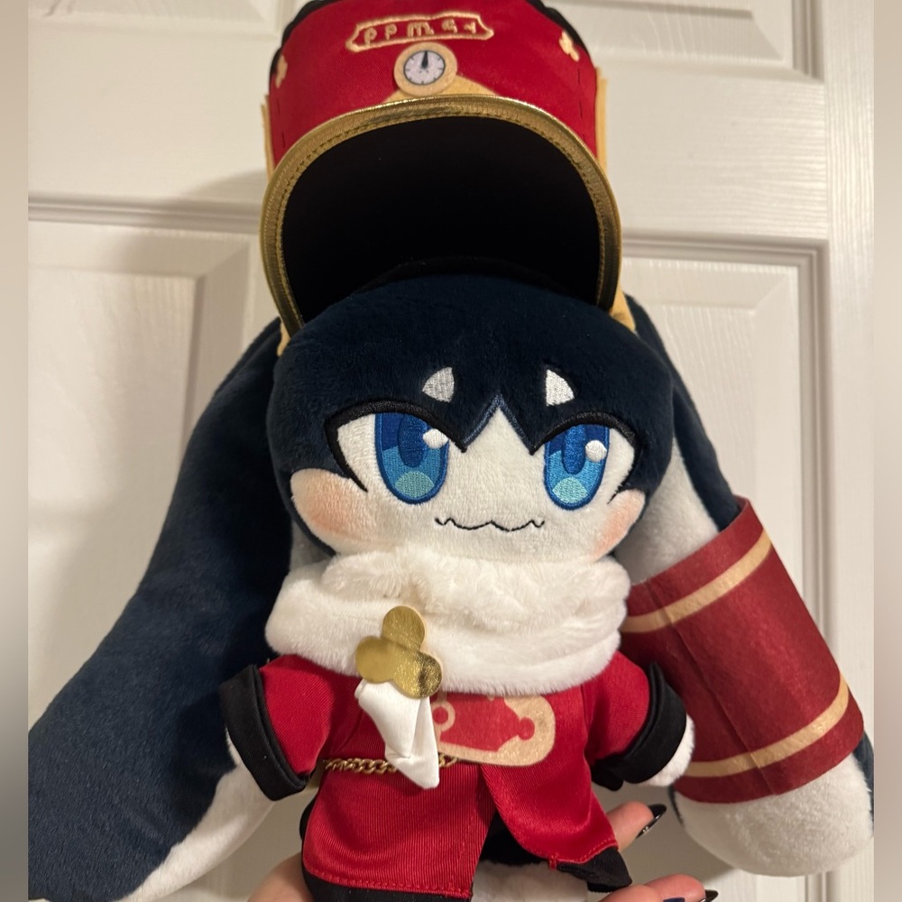 HSR Honkai Star Rail 星穹铁道 Pom Pom Plush with Conductor Clothes and Keychain